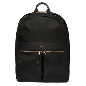 KNOMO London Laptop Backpack with Gold Hardware